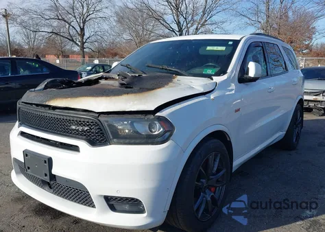 2018 Dodge Durango Srt из США, поврежденный, VIN 1C4SDJGJXJC341052